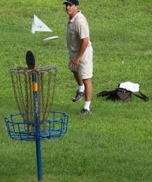 Why play regular golf when you can play disc golf?
