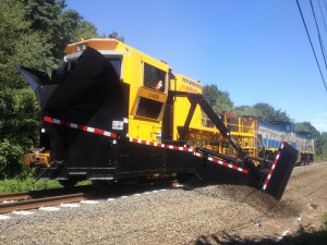 This 53-foot-long, 80-ton steel snow removal vehicle dubbed 'Darth Vader' is part of Long Island Rail Road's winter weather arsenal. (Photo: MTA / LIRR) 