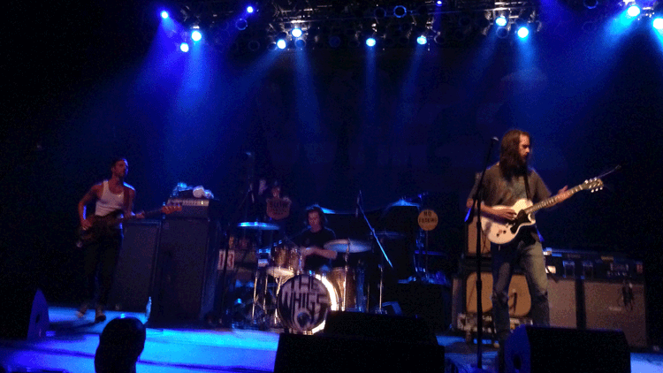 Athens, Ga. rockers The Whigs delivered a grungy, theatrical set opening for punk rock heavyweights Social Distortion at The Paramount in Huntington, NY Sept. 5, 2014. (Christopher Twarowski/Long Island Press)