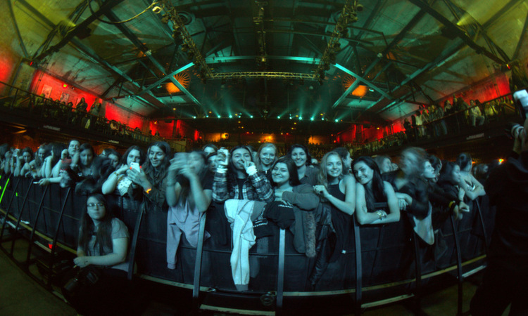 Fans packed The Paramount in Huntington Dec. 9, 2014 to witness British rockers The 1975. (Photo by Kafel Benn / Long Island Press)