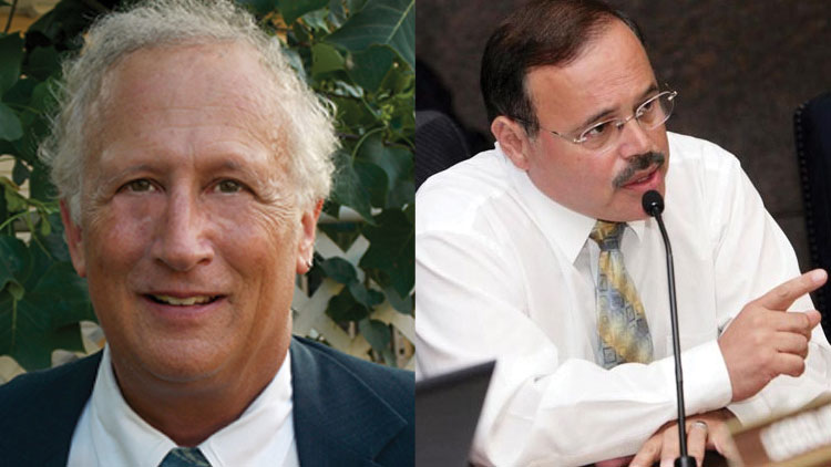 Thomas Licari, left, and Rick Montano, right.