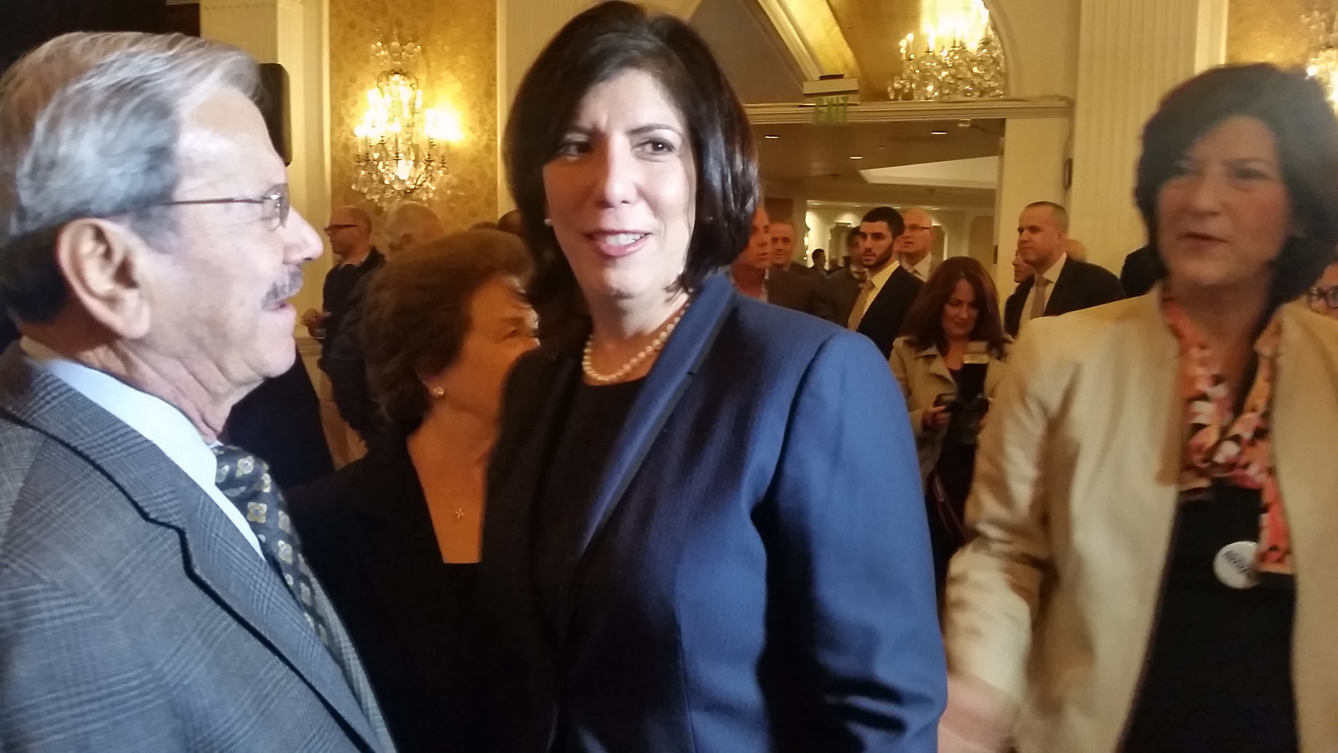 Democrat Madeline Singas won a decisive victory over Kate Murray Tuesday.
