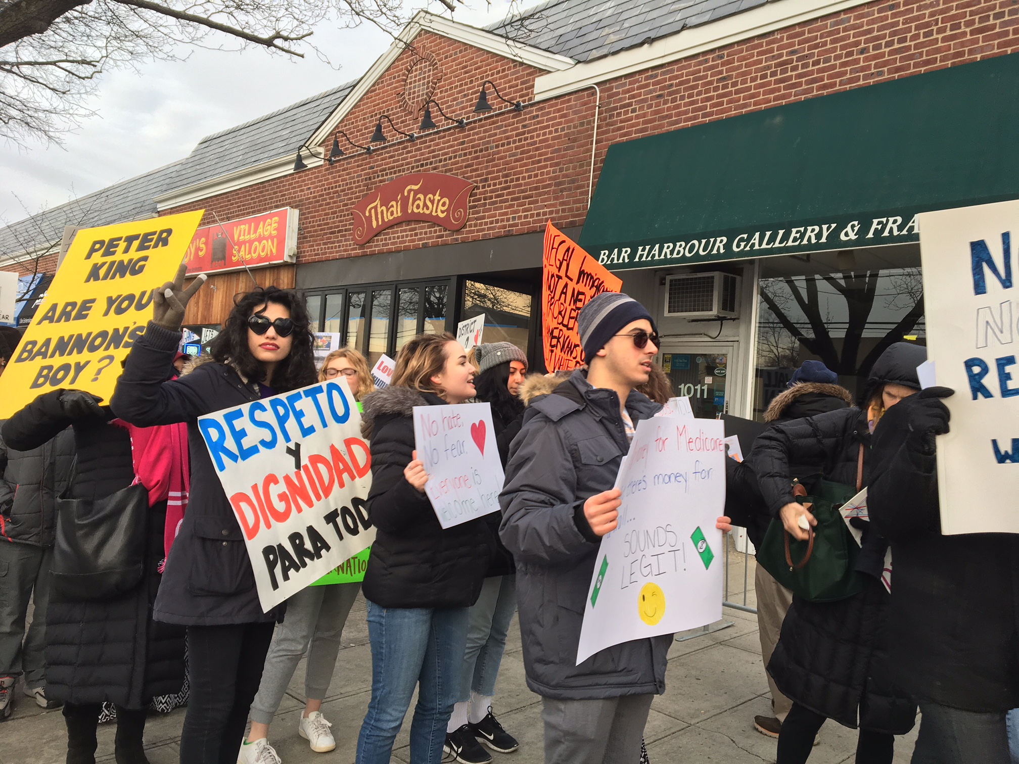 Peter King Protest