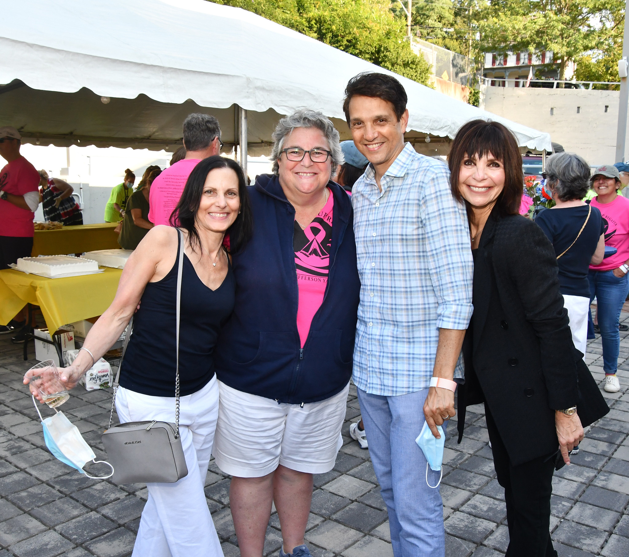 Image 6 Phyliis Macchio Port Jefferson Mayor Margot Garant Ralph Macchio Barbara Sakovich