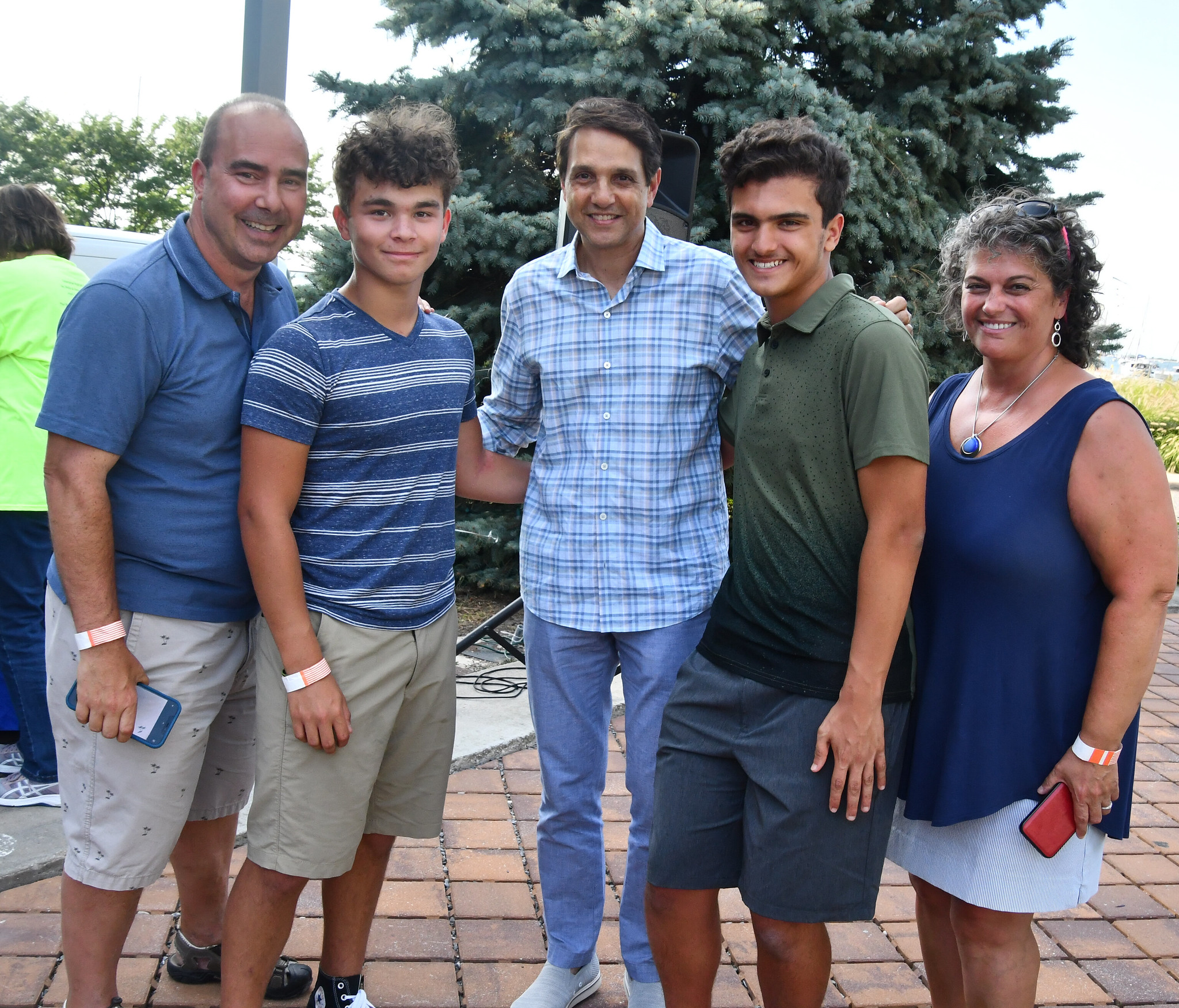 Image 9 Anthony Lauto Rocco Lauto Ralph Macchio Jake Lauto Stephanie Lauto