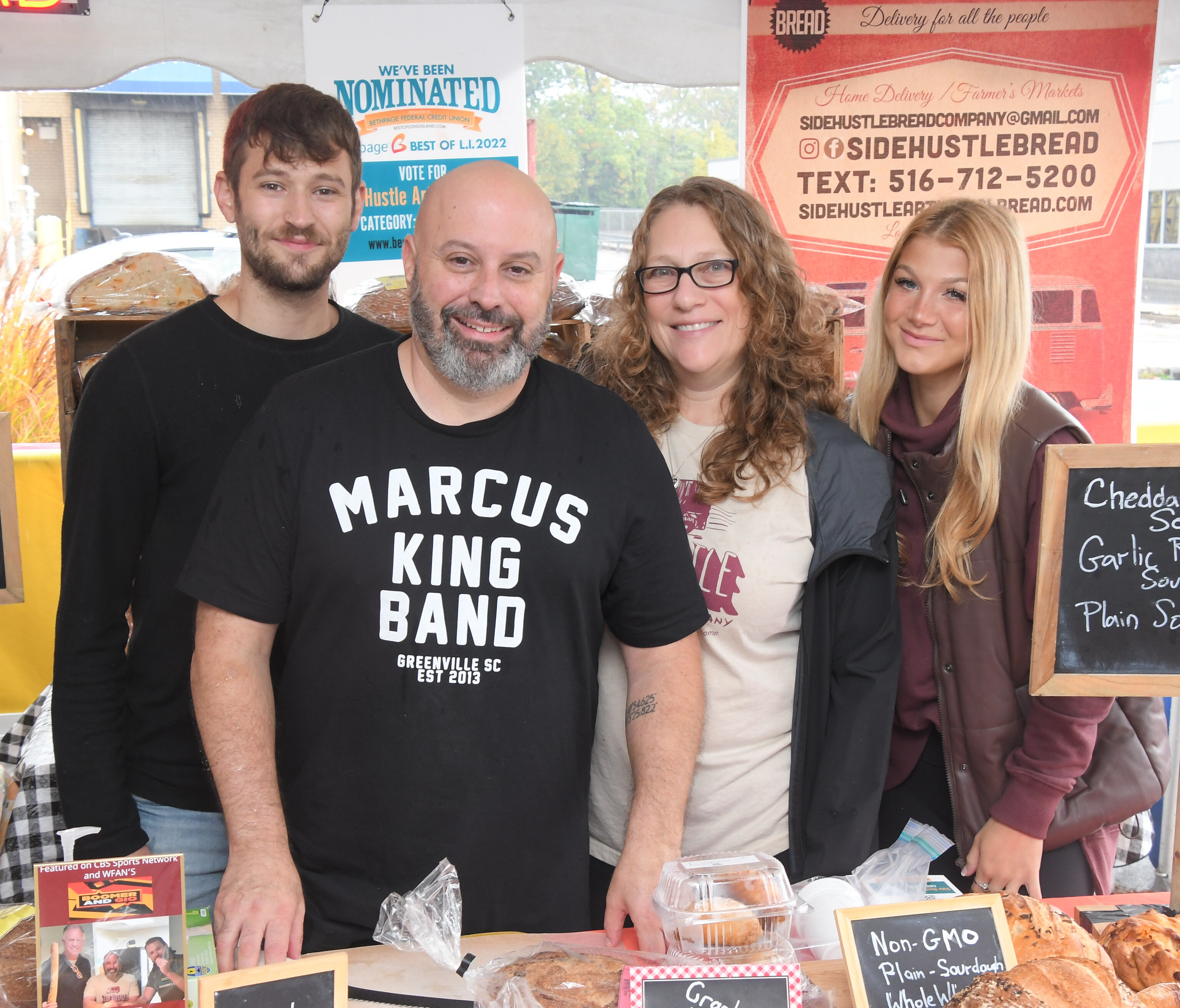 Image 8 Owners of the Side Hustle Bread Company Jim Serpico James Serpico Sherie Sepico and Jess Schaffer