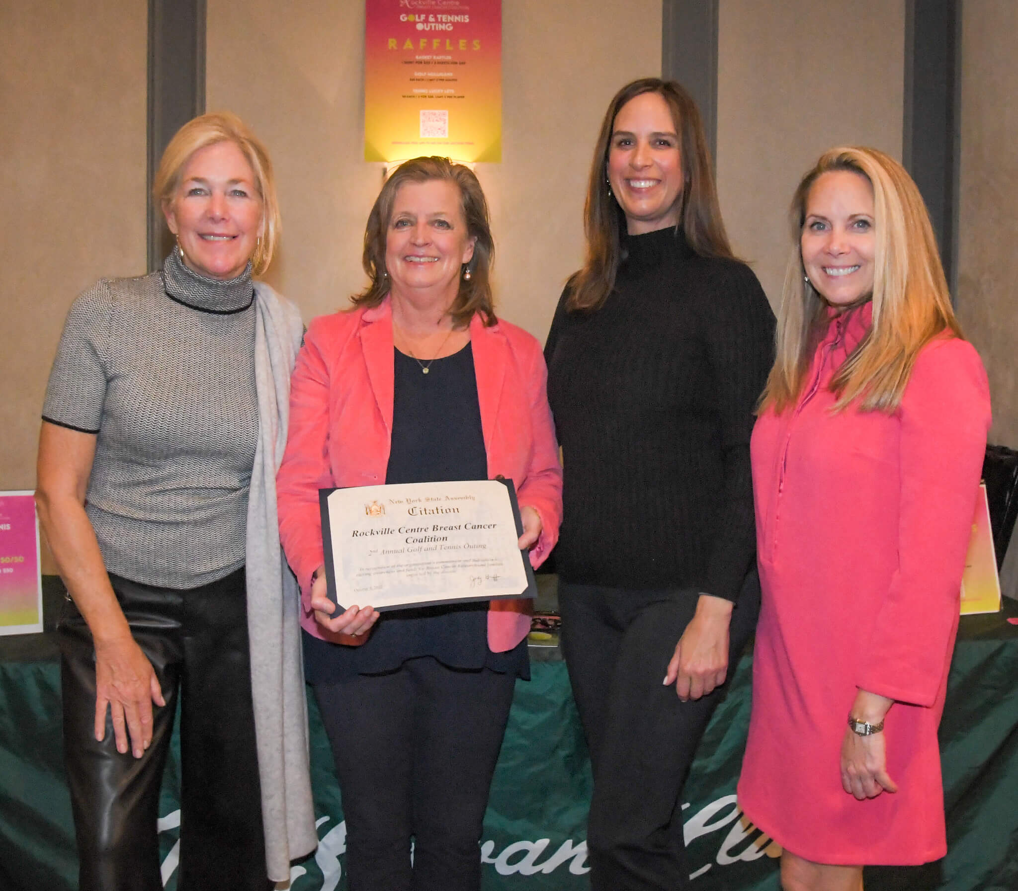 Image 2 RVCBCC Co President Peg McDonald Assemblywoman Judy Griffin RVCBCC Co President Erin OSullivan Laura Gillen
