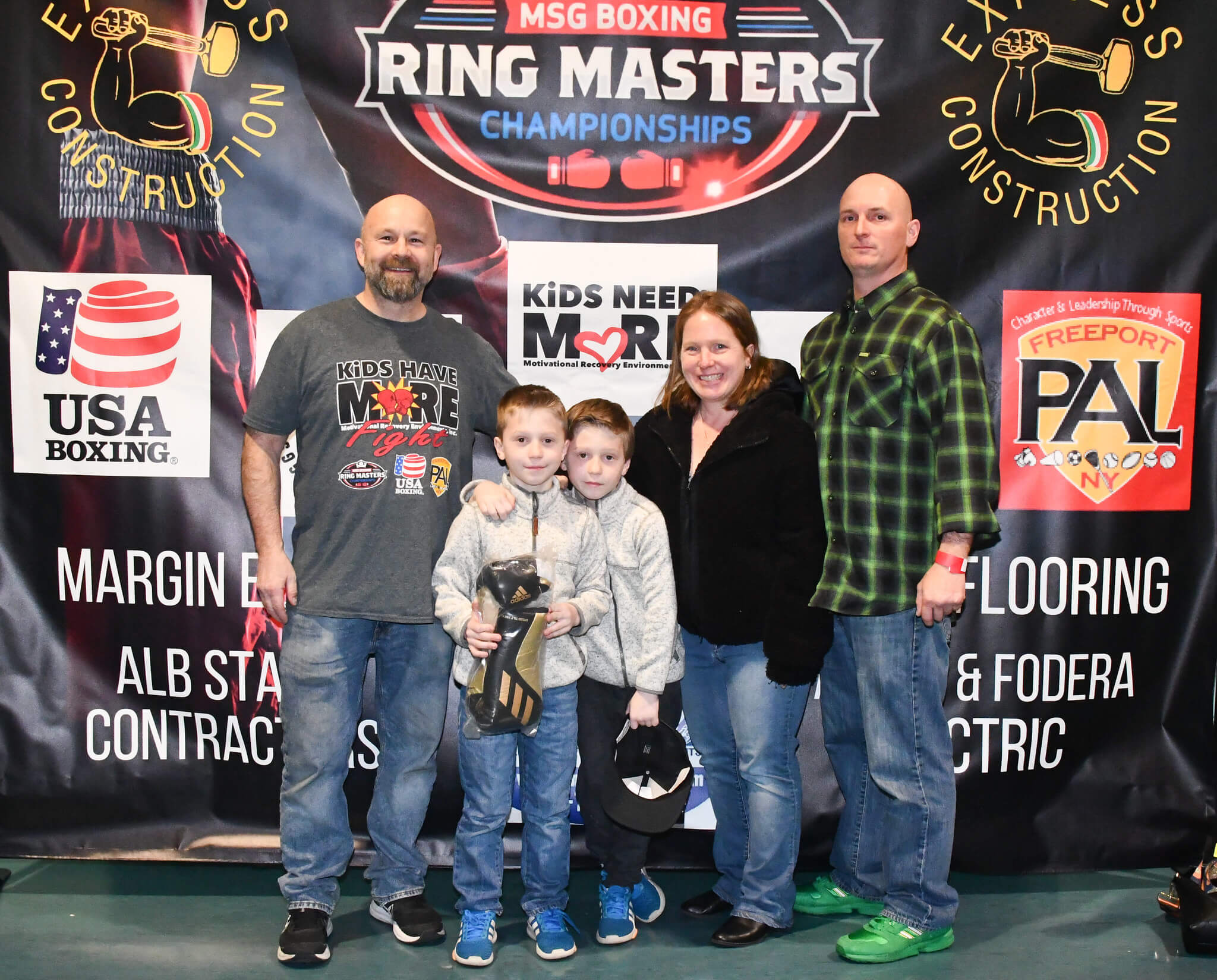 Image 7 Johnny Ray Denise Schaefer Patrick Schaefer sons who are cancer survivors Aiden Nathan