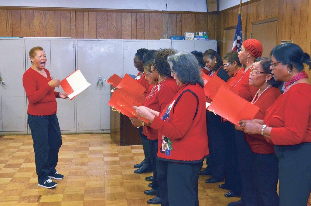 The Glee Club performs at last week’s anniversary celebrations.