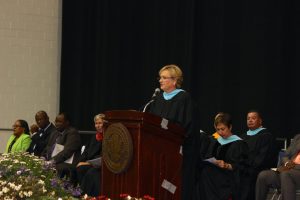 Principal Debra Lidowsky presented three special awards at the event.