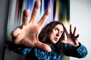 Weird Al Yankovic in New York.