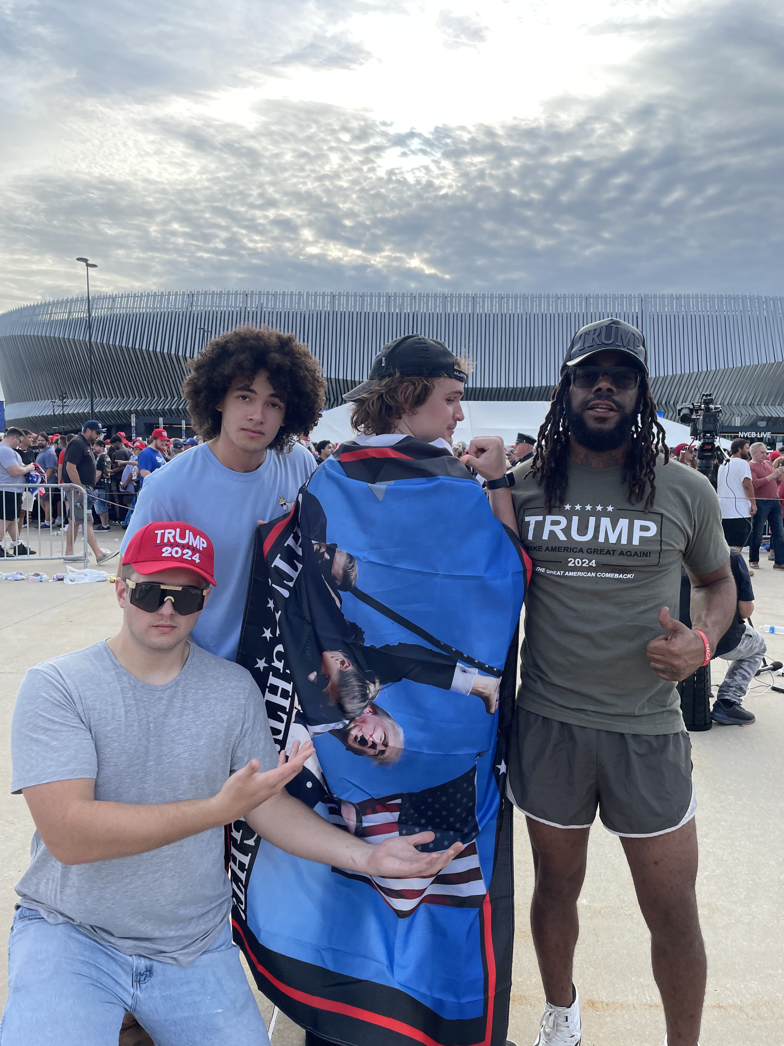 Trump rally atmosphere