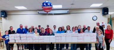 Order Sons and Daughters of Italy, Galileo Galilei Lodge #2253 had their 15th year of Support the Troops, joined by Nassau County Legislator Rose Marie Walker, who helped package donated items to the military local and abroad.