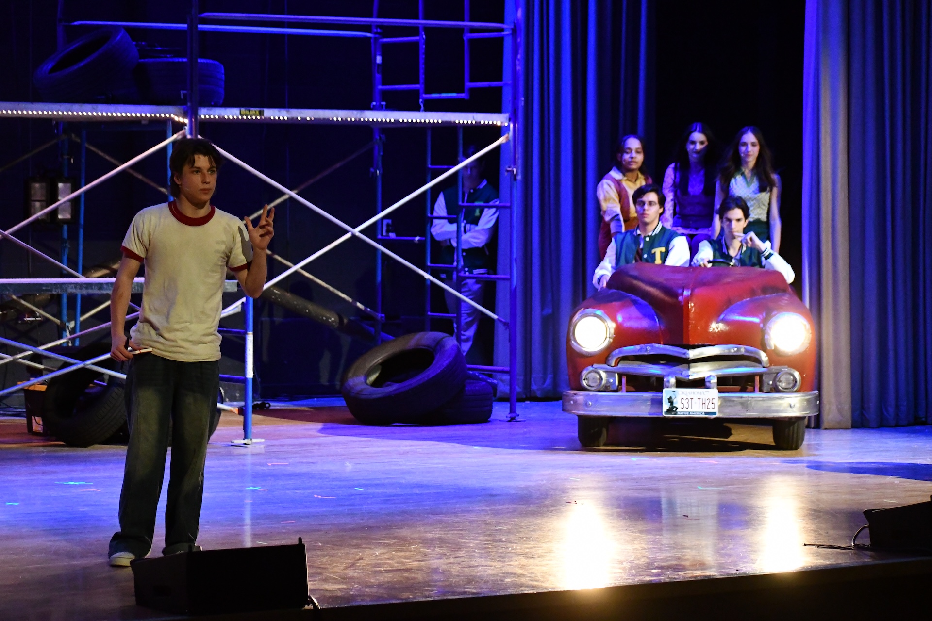 Scenes from the Manhasset High School Theater production of “The Outsiders,” the gritty and honest coming of age story that came to life on-stage for three shows, March 21-23, at the Munsey Park Auditorium.