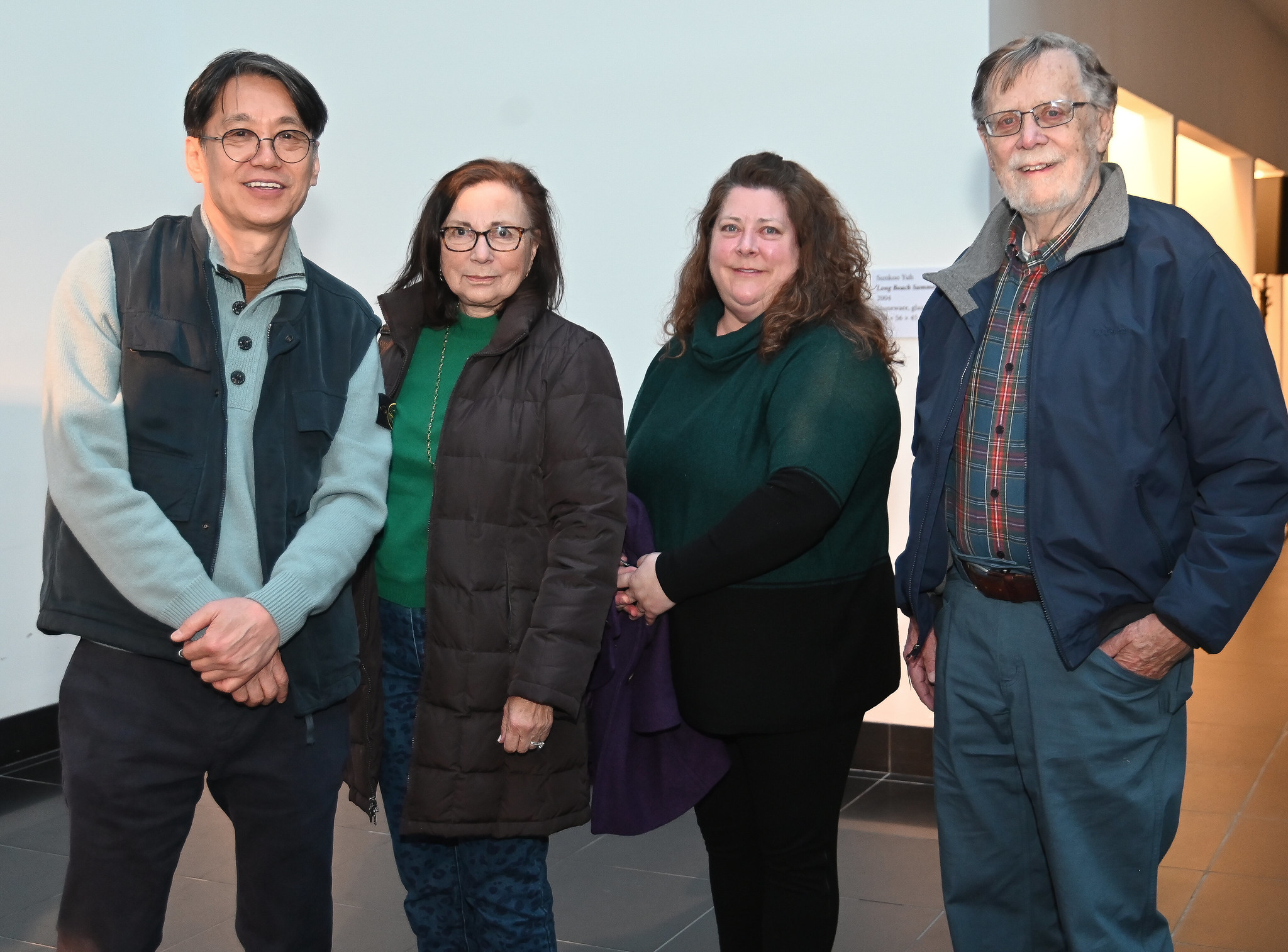 Image 10 Sunkoo Yuh Sandra Iden Kimberly Marino Charles Iden attended the lecture and reception