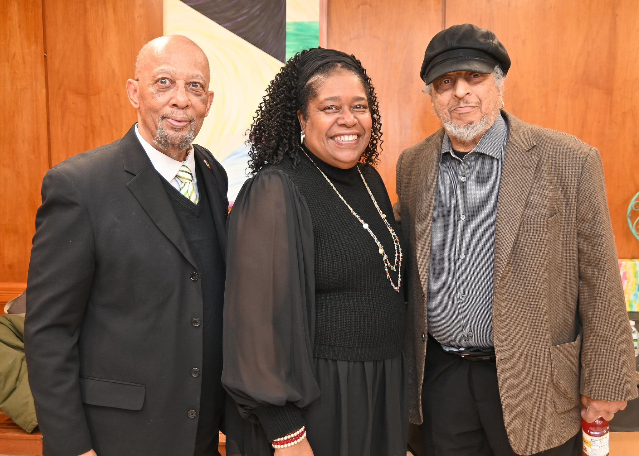 Uniondale Public Library hosted Marcia Odle-McNair's art exhibition, "Reflections on Abstraction."