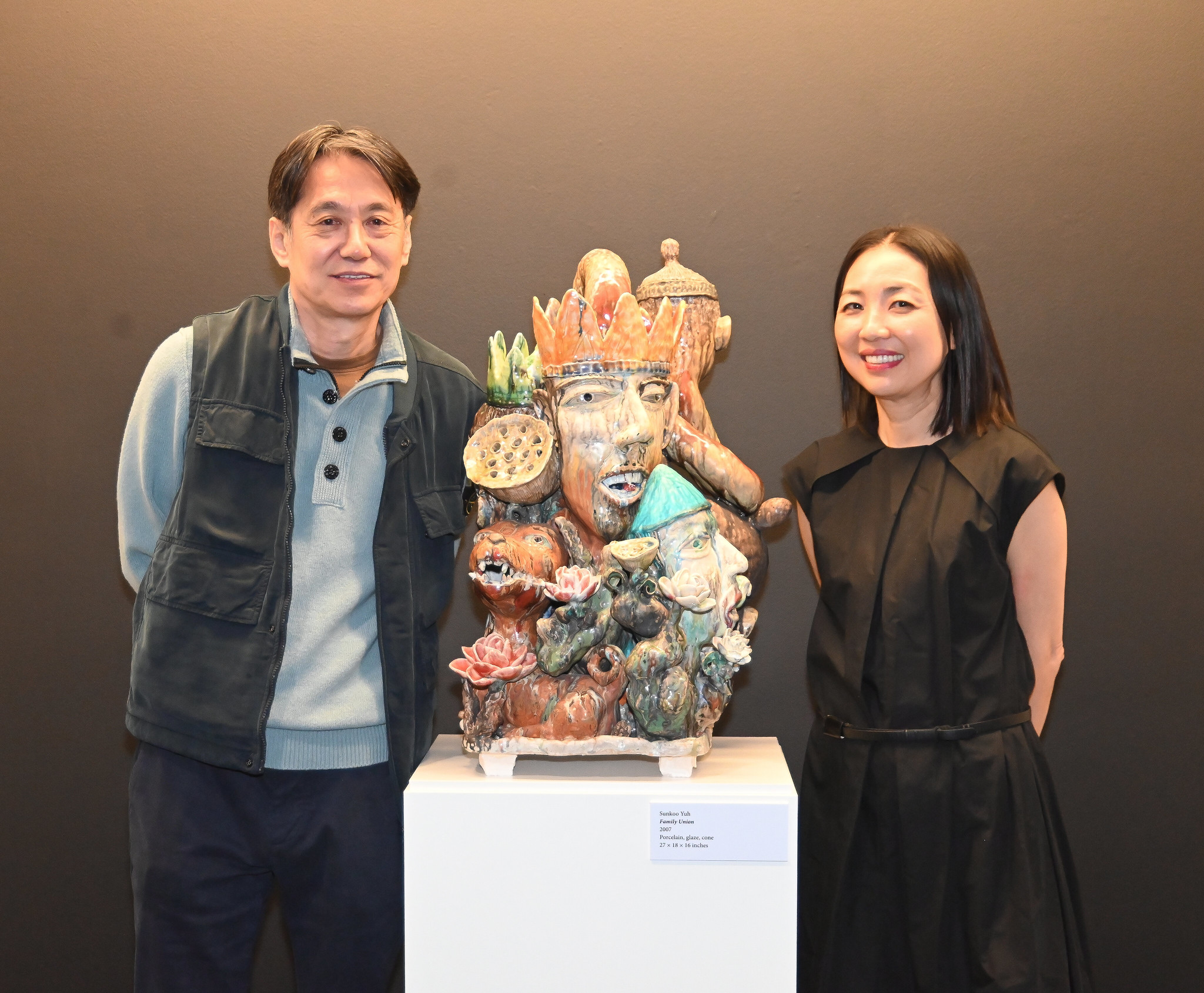 Image 5 Sunkoo Yuh Jinyoung Jin with a porcelain glaze cone piece named Family Union