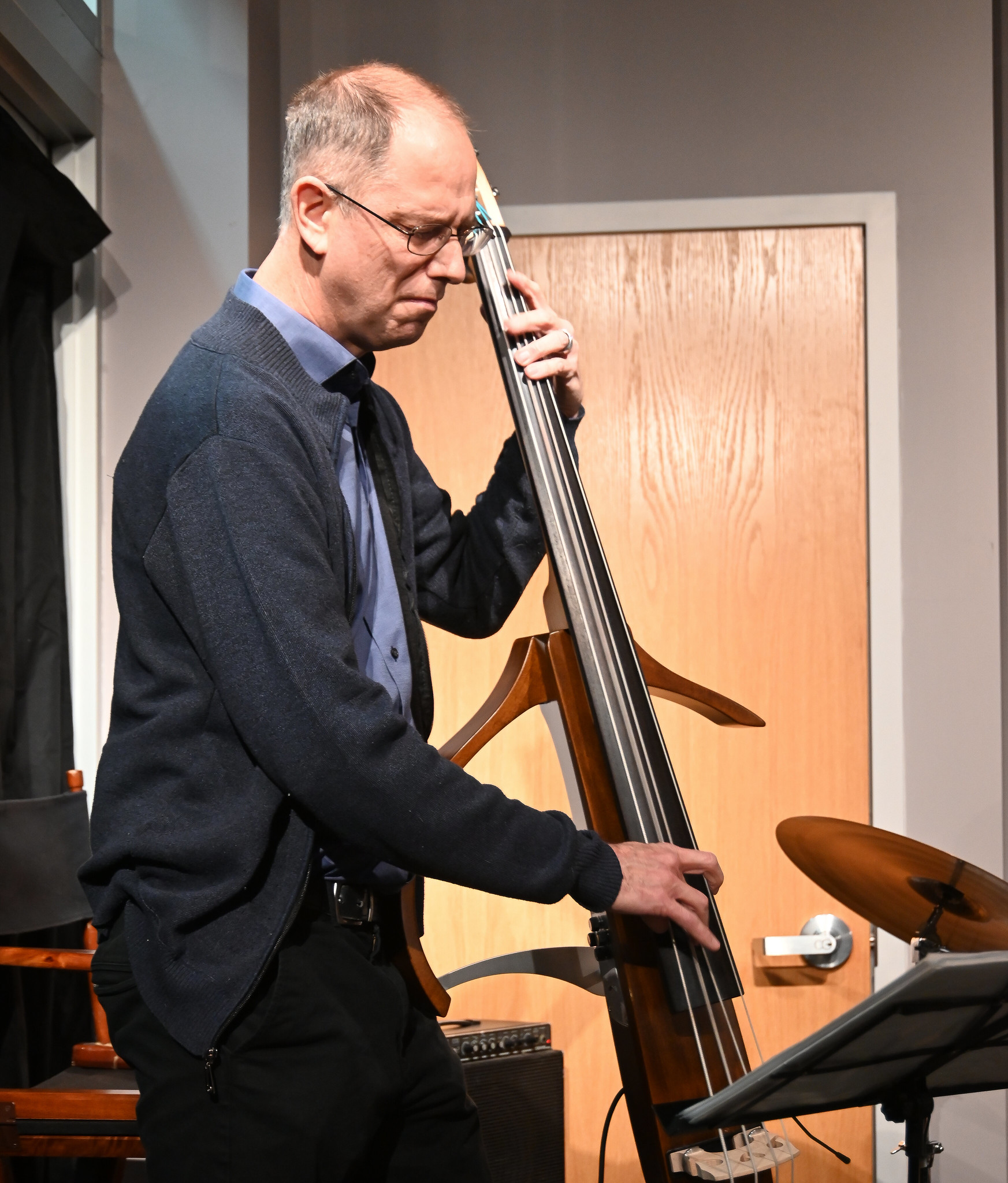Larry Hutter on double bass