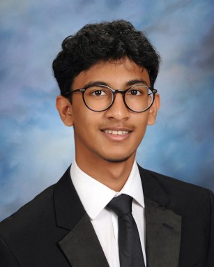 Parshwa Shah, Plainview-Old Bethpage student who is a finalist for the Coca-Cola Scholars Program