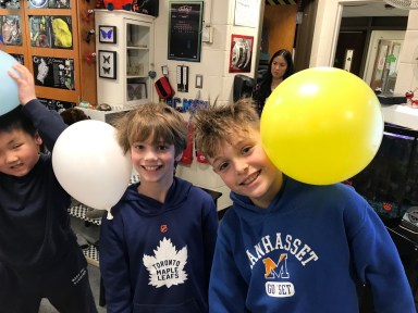Shelter Rock students learned about electricity in a recent science lesson