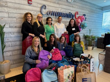 Her Long Island Influence attendees at the collection event in Plainview