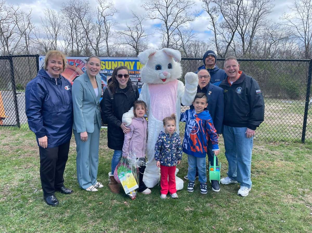 Local officials come together for Wantagh's Easter Egg Hunt on Sunday, April 13