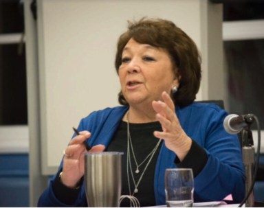 Great Neck Board of Education Vice President Donna Peirez is running for re-election in the district's May 20 election.