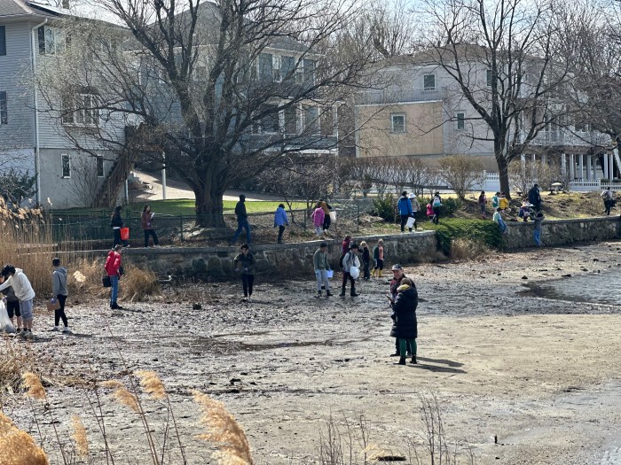 Volunteers from across the Town of North Hempstead joined in the efforts to clean up the Manhasset Bay tributaries.