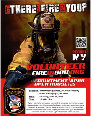 North Massapequa Fire Department to hold open house on April 26