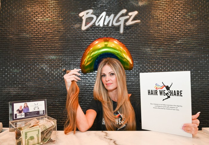 Jo Marie, master stylist of Bangz Hair & Color Lounge and Co-founder United Salons of America, is at the forefront of Hair We Share's mission to support patients with medical hair loss.
