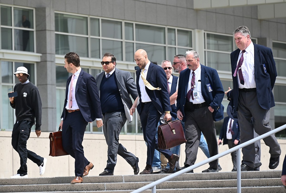 Former U.S. Rep George Santos was sentenced to 87 months in prison on April 25.