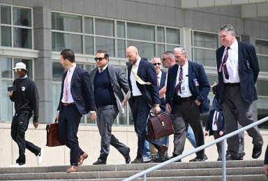 Former U.S. Rep George Santos was sentenced to 87 months in prison on April 25.
