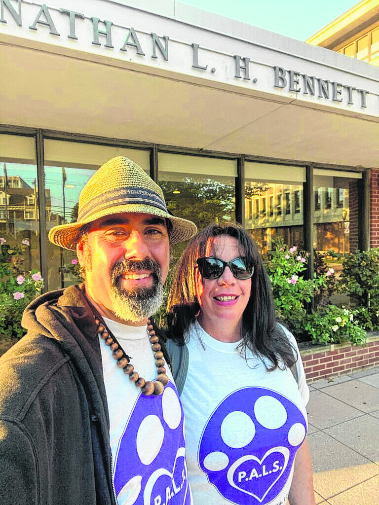 Valerie Hefron and Tommy DiMisa of Professionals & Animal Lovers Society, or PALS.