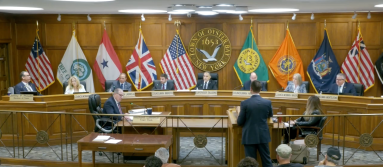The Town of Oyster Bay held a public hearing for the special use permit application at the site of the former Manor East Catering Hall in Massapequa