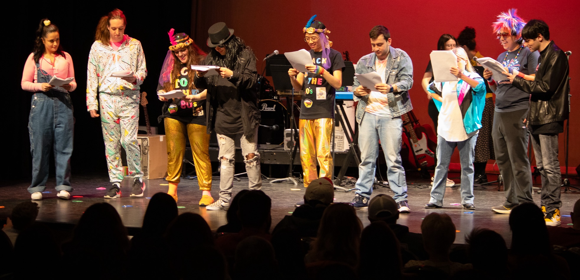 The Nicholas Center participants delighted guests with their renditions of '80s performances.