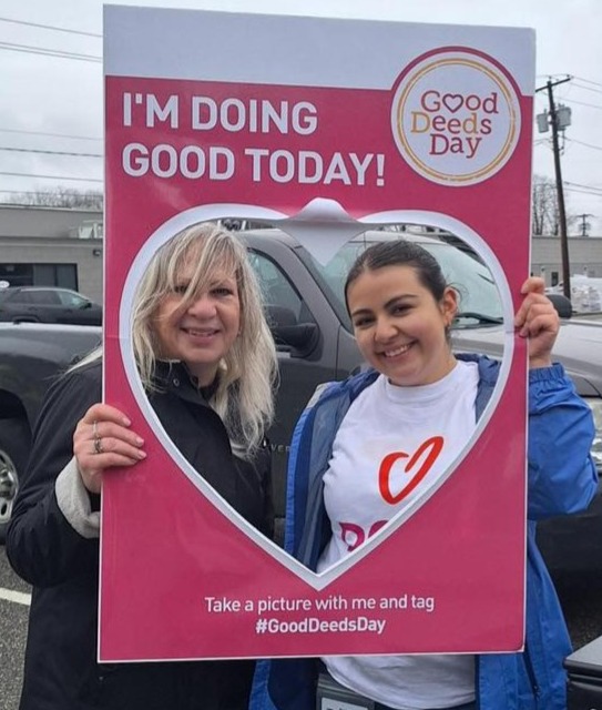 Sid Jacobson JCC in East Hills collected thousands of pounds of donated food, clothing, books and medical supplies during their Good Deeds Day event on April 6.