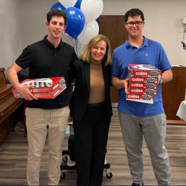 Twin brothers Ian and Zachary Szerencsy from Roslyn High School began a chess club to bridge gaps in the community.