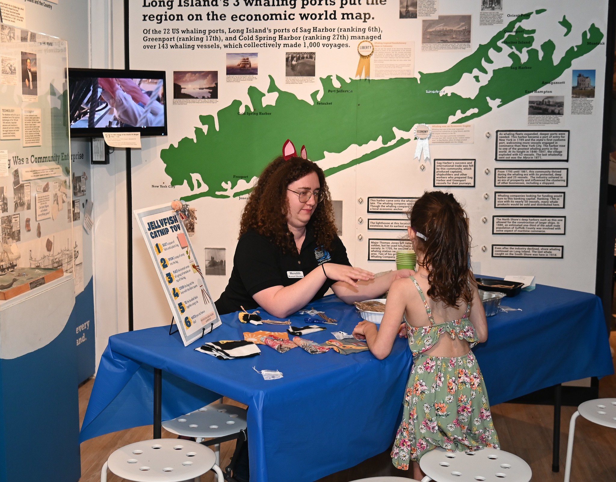 whaling museum of cold spring harbor all paws on hands cat adoption event 2025