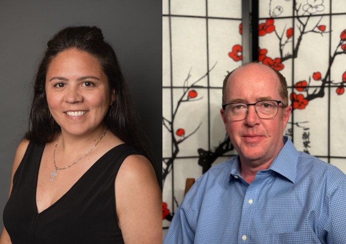 Lia Leone (L.) and Brett Miller (R.) were elected by the community to the Glen Cove Board of Education