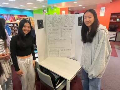 Roslyn Middle School students hosted the first ever Civics Fair.