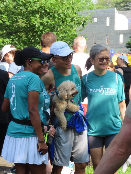 Many groups got together to run in the Katie Oppo Memorial 5K.