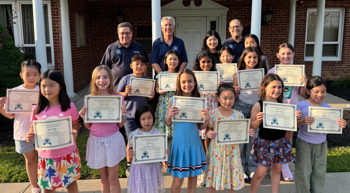 Plainview Water District recognizes students for 2025 Water Conservation Poster Contest.