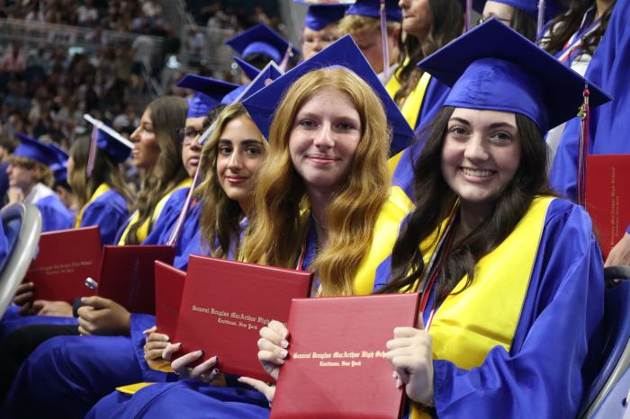 General Douglas MacArthur High School seniors received their diplomas.