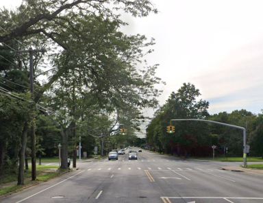 A car crash left one dead in Garden City on Stewart Ave.