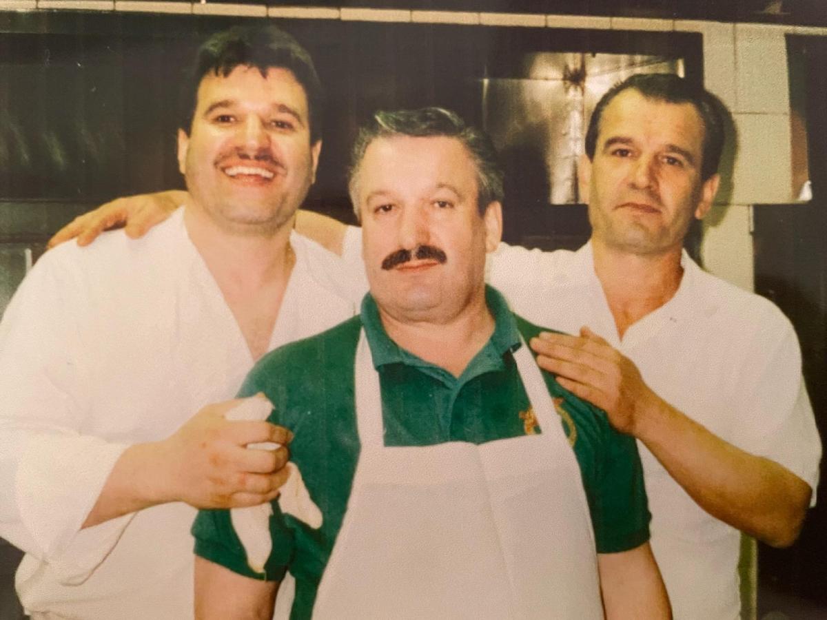 Don, Eli and John Bekteshi (L.-R.) will be honored with a street renamed after them, "Bekteshi Brother's Way."