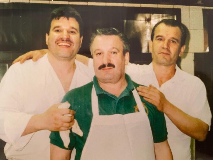 Don, Eli and John Bekteshi (L.-R.) will be honored with a street renamed after them, "Bekteshi Brother's Way."