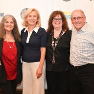 Co-founder of the LI International Film Expo, Debra Markowitz, Nassau County Comptroller Elaine Phillips, and cofounders of the LI International Film Expo Anne Stampfel and Henry Stampfel