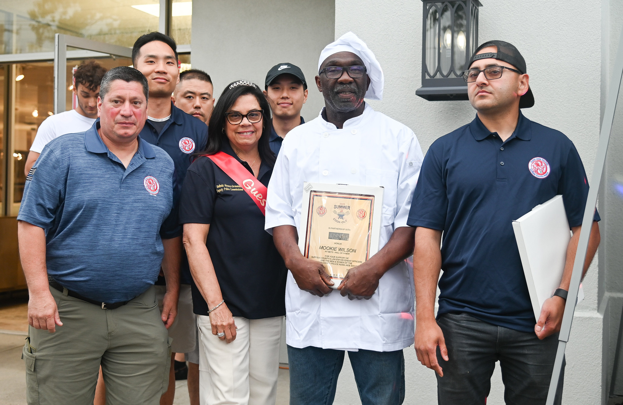 Asian Jade Society of Suffolk County held their 2025 11th anniversary bbq with Mets legend Mookie Wilson.