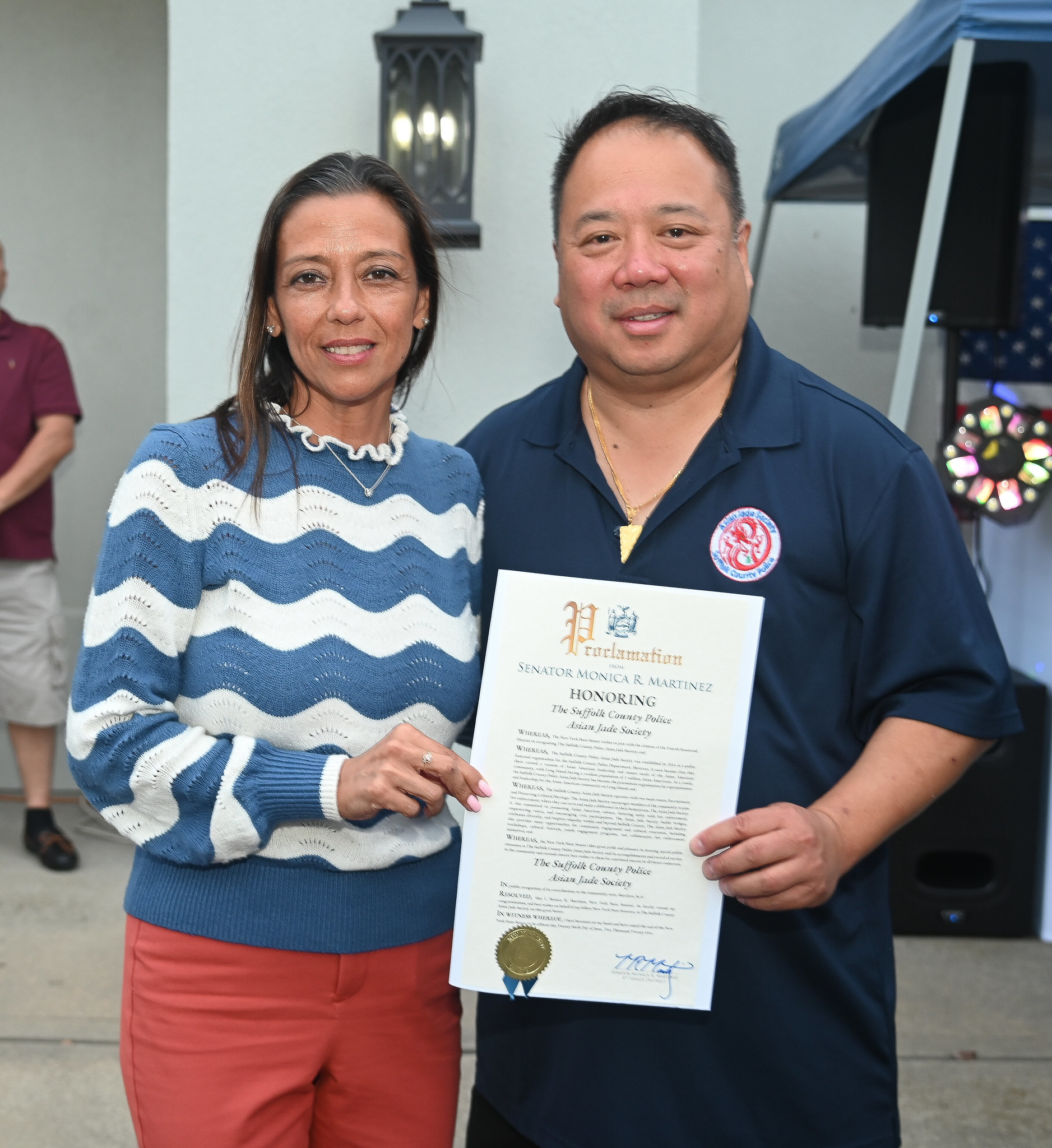 Asian Jade Society of Suffolk County held their 2025 11th anniversary bbq with Mets legend Mookie Wilson.