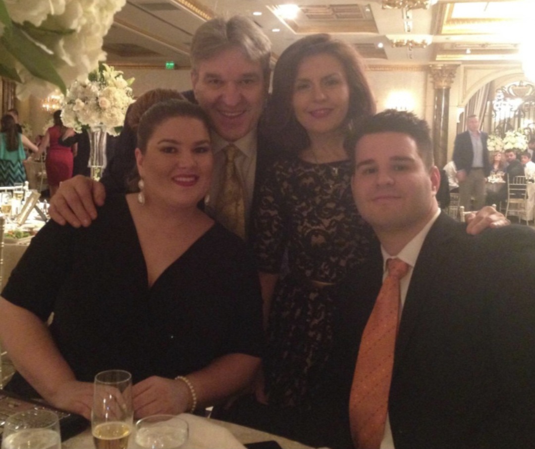 Don Bekteshi with his family.